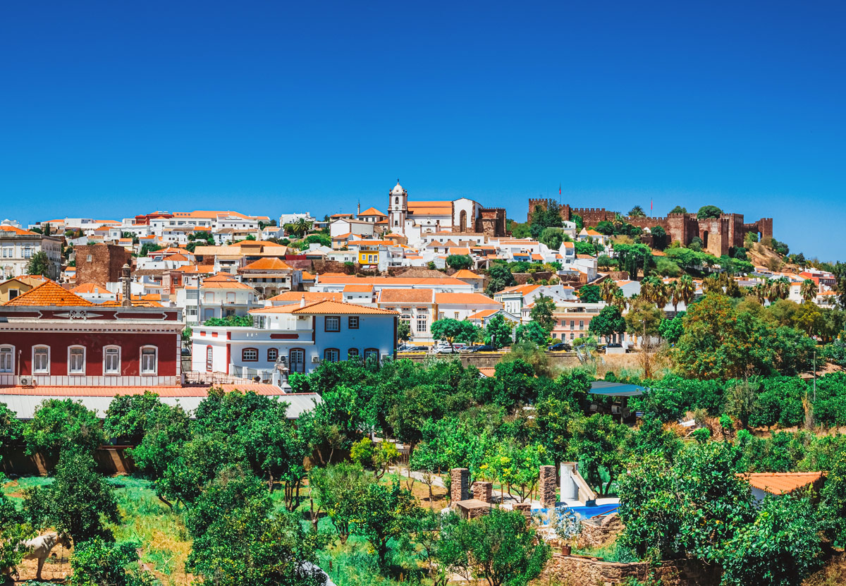 Silves a historic town in portugal algarve